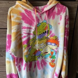 Rugrats tye dye hoodie